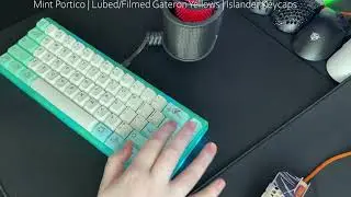 #shorts Portico Sound Test with Gateron Milky Yellows
