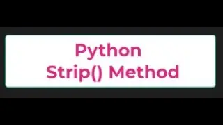 Python Strip() Method # lstrip( )