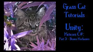Unity 2021.1 - Meteors Tutorial in C# - Extra Mechanics