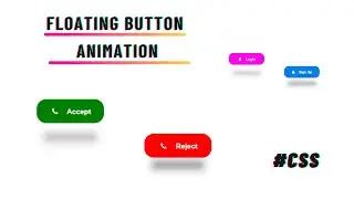 Floating Button Animation using CSS  ||   Floating Calling Buttons  ||  HTML CSS