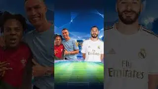 Ronaldo & IShowSpeed VS Champions League Legends 😨🥵 (Messi, Ronaldo, Benzema, Bellingham, Mbappe)