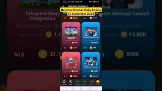 Hamster Kombat Daily Combo Cards | 12 September 2024 #Hamsterkombat #hamstercombo