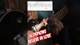 scorpions - believe in love (intro guitar cover)