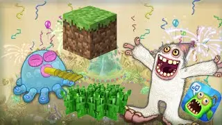 I MOVED ALMOST ALL THE MONSTERS FROM MY SINGING MONSTERS TO MINECRAFT!!!