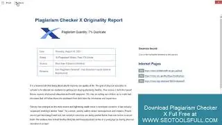 Plagiarism Checker X Enterprise v9.0.2