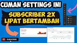 🔴Cara Menambah Subscriber Dengan Mudah Khusus Pemula||💯% Alami tanpa aplikasi