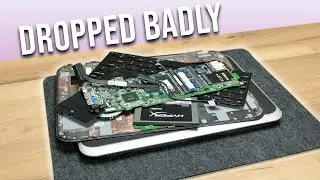 This Dell laptop was Dropped Badly