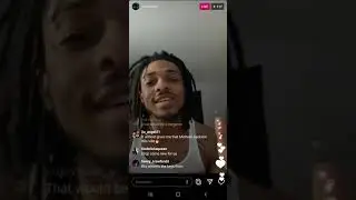 Tone Stith (IG: @tonestith) on Live Stream on September 16th 2020 (1of2)