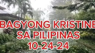 TAGAYTAY CITY Malakas ang hangin at ulan #bagyoupdate #bagyo2024 #bagyongkristine