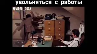 Вот как надо увольняться с работы