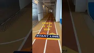 World’s FASTEST Jogging Track is on Utopia of the Seas #shorts