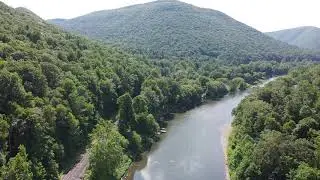 Sinnemahoning Creek Flyover with DJI Mavic Mini.