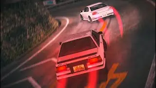 Racing Shinji Inui In His AE86 Trueno At Tsubaki Line Downhill Initial D 8 English #60