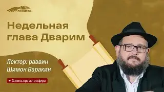 Недельная глава «Дварим». Раввин Шимон Варакин