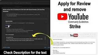 How to apply for review your content and remove Active Community Guidelines strikes in YouTube