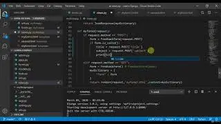 61 Tutorial 13 Django Working with forms
