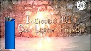 🔥 Incredible DIY projects with gas lighters, Best Cigarette lighter projects