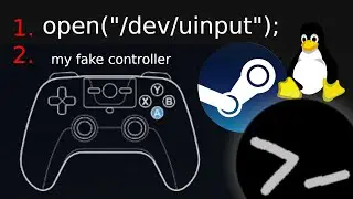 Writing a virtual controller for steam on linux