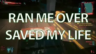Cyberpunk 2077 2.0 - Actual police chase with super lucky escape