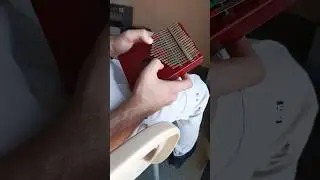 Trying a Kalimba for the first time