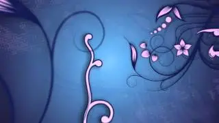Футаж 1. Цветочные узоры Flourish видео заставка
