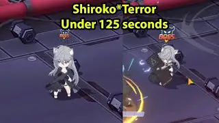 [Blue Archive] Shiroko*Terror boss fight - Ark of AtraHasis Challenge (Clear under 125 seconds)