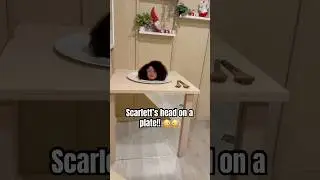 Scarlett's HEAD on a PLATE! 🤣 
