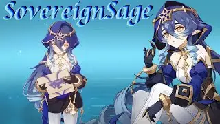 Genshin Impact: Layla | Idle Animation 1 | Sleepy Scroll