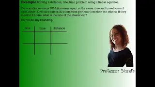 Rate Time Distance Trains traveling toward each other Ex  2