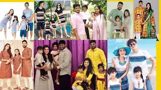 Family Combo Dresses Photoshoot/ family photoshoot dress ideas/ family photoshoot with baby