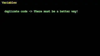Variables:  An Introduction