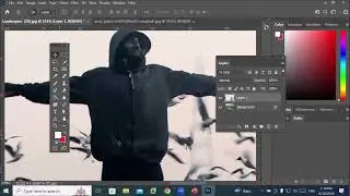 Photoshop-13 | Select canvas area | Select and Mask | Smart Object | Magic and Background eraser