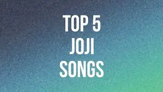 TOP 5 JOJI SONGS #joji #jojimusic #jojinectar #jojilyrics #ballads1 #rnb #88rising #music #album