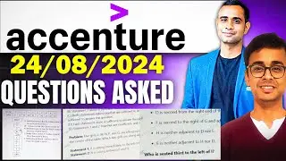 🔥ACCENTURE 24/08/2024 Questions & Solutions | Accenture Repeating Questions🔥