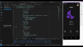 Minimal Weather UI Design in Flutter with source code: Clean & Elegant