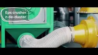 Wasted EPS Recycle Machine for recyclable molding#crushermachine #epsmachine  #foammachine
