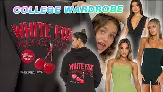 Buying A WHOLE NEW Wardrobe For COLLEGE | White Fox TRENDY CLOTHING HAUL