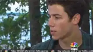 Nick Jonas talks about his new movie on set