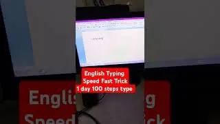 typing fast trick #tricks #english #englishtyping #englishtyping
