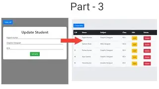 Crud Operation Using PHP with Mysql 2022 | Update Part - 3 | CodeWithNizami.
