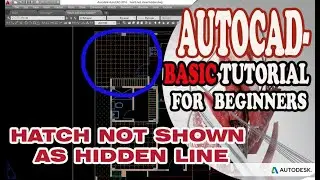 AUTOCAD - HATCH NOT  SHOWN AS HIDDEN LINE
