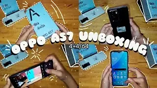 OPPO A57 4+4/64 BLACK || AESTHETIC UNBOXING💐🍰📱