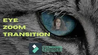Eye Zoom Transition Effect in Filmora X Tutorial.