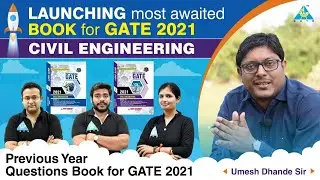 Live | Launching Most awaited Book for GATE 2021 | Civil engineering | Previous Year Question Book