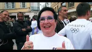 Le relais de la Flamme olympique à Châteauroux