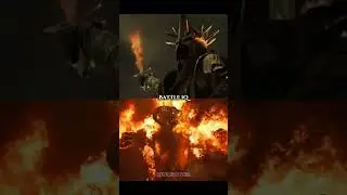 Durin's bane VS Witch-King | LOTR #shorts