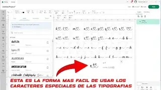 ¡Descubre Cómo Usar Caracteres Especiales en Fuentes para Cricut Design Space de la forma mas facil!