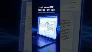 Convert Text to PDF Online for Free — Quick & Easy | velapdf.com
