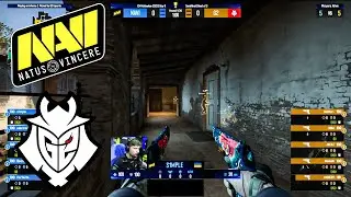 NAVI vs G2 l FIRST MEETING OF MONESI AND SIMPL l IEM Katowice 2022