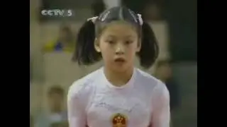 ZHOU ZHUORU BALANCE BEAM 2003 GUANGZHOU ASIAN CHAMPIONSHIPS